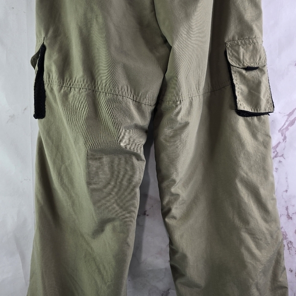 Obermeyer Pants Womens 32 X 29 Brown Black Tan Ski Snow Shell Vintage - Picture 7 of 14